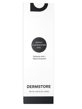 Dermstore Daily Cleansing Gel – White & Black